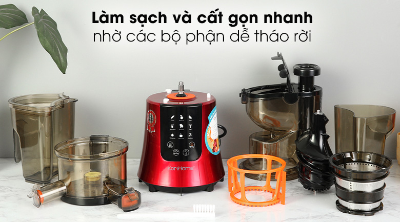 Ưu điểm nổi bật của máy ép chậm Korihome