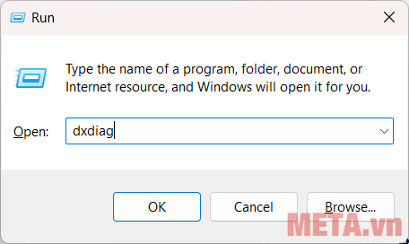 Nhấn tổ hợp phím Windows + R