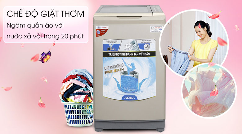 Chế độ giặt thơm của máy giặt AQUA là gì? Có tác dụng gì?