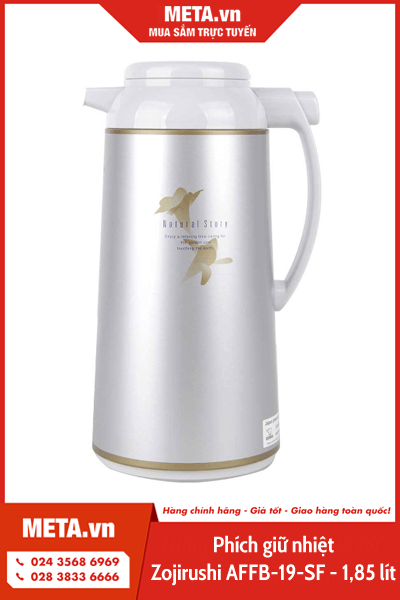 Phích giữ nhiệt Zojirushi AFFB-19-SF - 1,85 lít