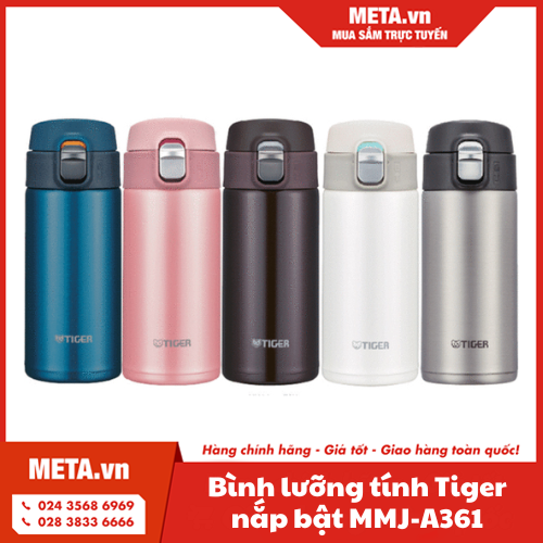 Bình lưỡng tính Tiger nắp bật MMJ-A361