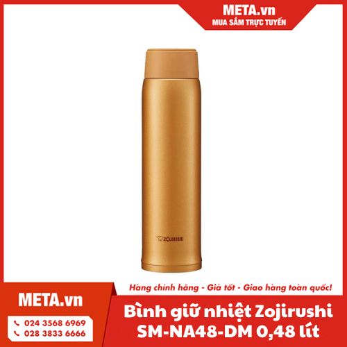 Bình giữ nhiệt Zojirushi SM-NA48-DM 0,48 lít (vàng nâu)