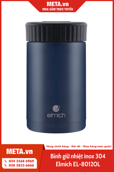 Bình giữ nhiệt inox 304 Elmich EL-8012OL