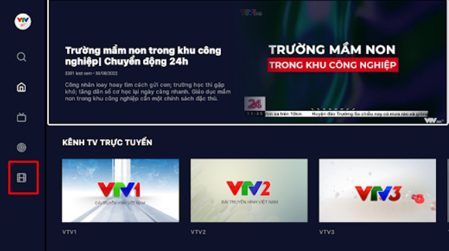 Cách xem phim bộ VTV trên VTV Go bằng tivi TCL