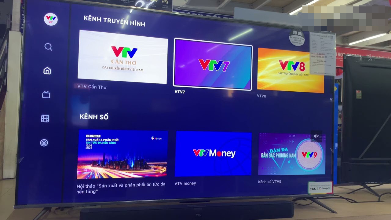 Cách chuyên kênh trên ứng dụng VTV Go