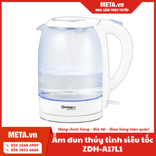 Ấm đun thủy tinh siêu tốc ZDH-A17L1