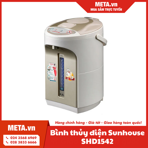 Bình thủy điện Sunhouse SHD1542 (4,2 lít)