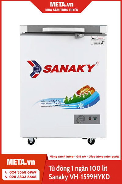 tủ đông 1 ngăn Sanaky VH-1599HYKD 100 lít