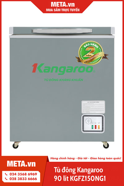 tủ đông kháng khuẩn Kangaroo 90 lít KGFZ150NG1