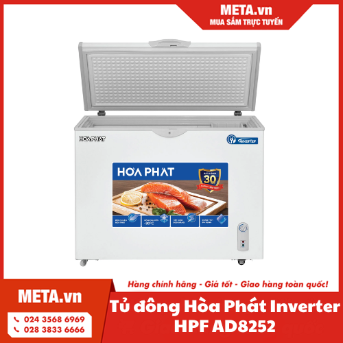 Tủ đông Hòa Phát Inverter 1 ngăn 1 chế độ đông HPF AD8252