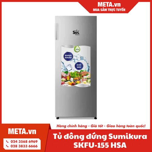 Tủ đông đứng Sumikura 160 lít SKFU-155 HSA