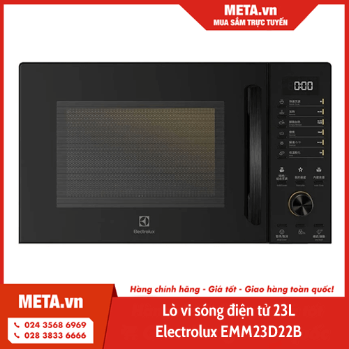 Lò vi sóng điện tử Electrolux EMM23D22B 23 lít