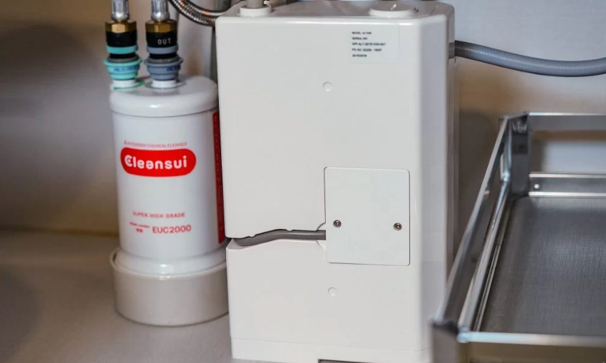 Máy lọc nước Mitshubishi Cleansui trang bị bộ lọc thô nhiều lớp