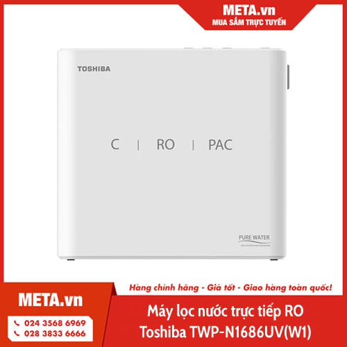 máy lọc nước trực tiếp RO Toshiba TWP-N1686UV(W1)