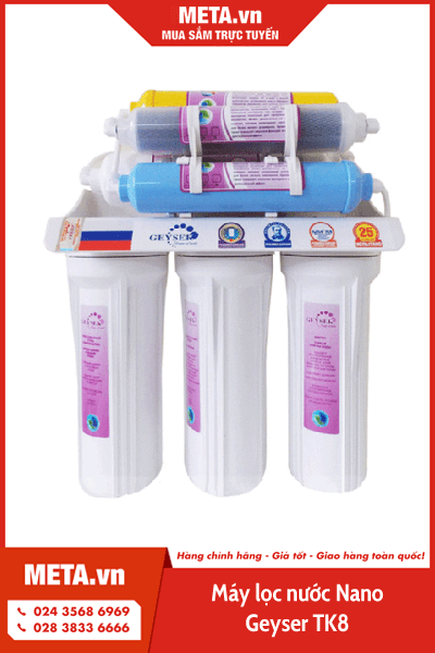 Máy lọc nước Nano Geyser TK8