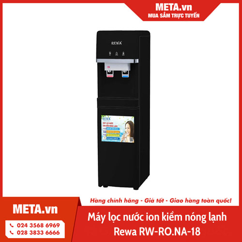 Máy lọc nước ion kiềm nóng lạnh Rewa RW-RO.NA-18
