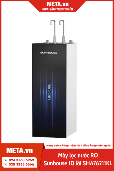 Máy lọc nước RO UltraPure Sunhouse 10 lõi SHA76211KL
