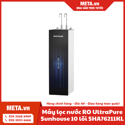 Máy lọc nước RO UltraPure Sunhouse 10 lõi SHA76211KL
