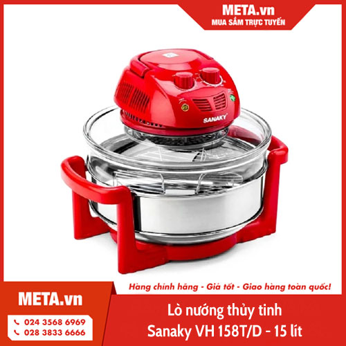Lò nướng thủy tinh Sanaky VH 158T/D
