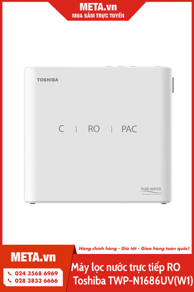 Máy lọc nước trực tiếp RO Toshiba TWP-N1686UV(W1)