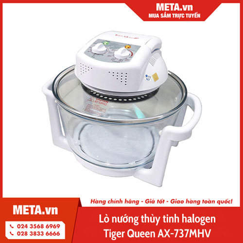 Lò nướng thủy tinh halogen Tiger Queen AX-737MHV 11 lít