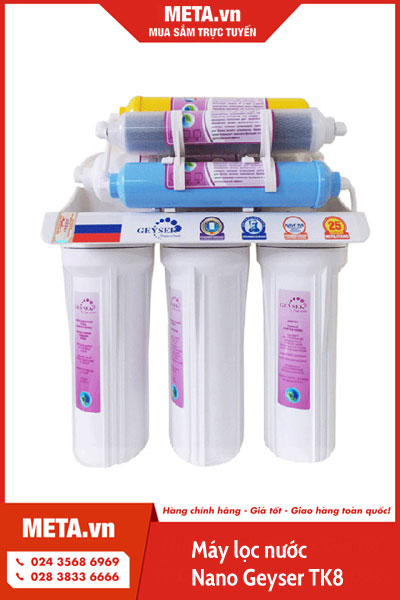 Máy lọc nước Nano Geyser TK8