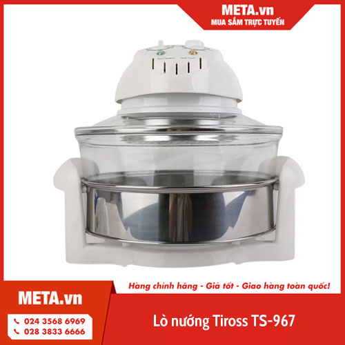 Lò nướng Tiross TS-967 với thiết kế tinh tế và hiện đại