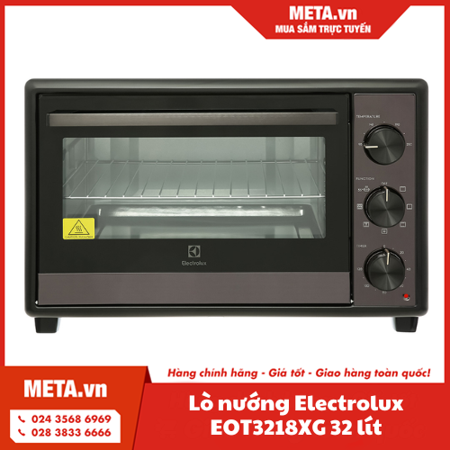 Lò nướng Electrolux EOT3218XG 32 lít