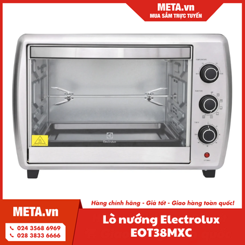 Lò nướng Electrolux EOT38MXC (38 lít)