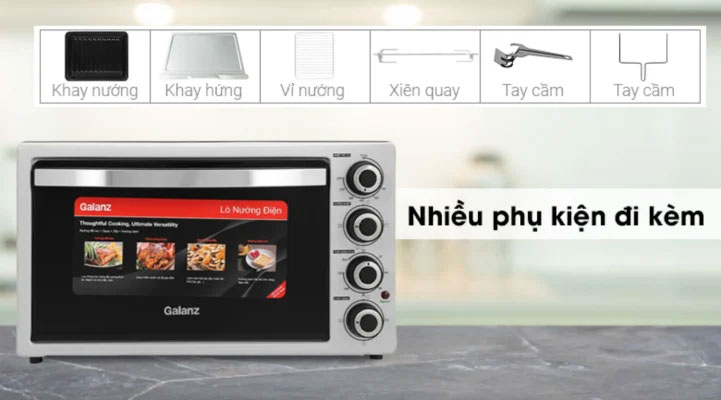 Phụ kiện nấu ăn đa dạng, đầy đủ