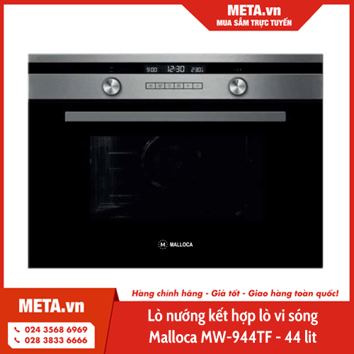 Lò nướng kết hợp lò vi sóng Malloca MW-944TF - 44 lít