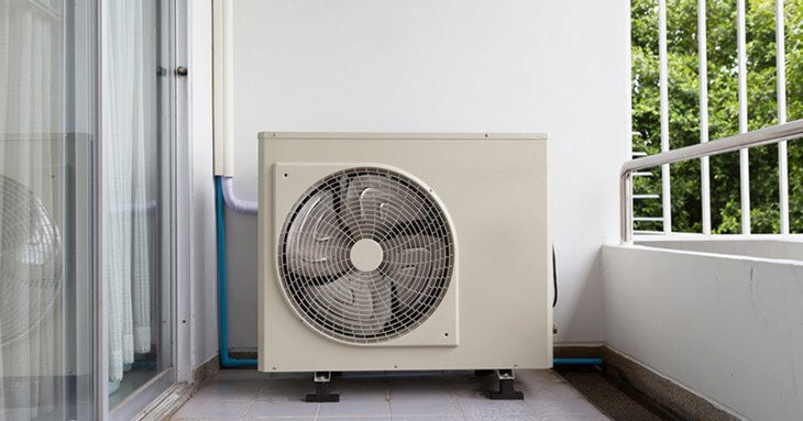 Đặt cục nóng điều hòa ở nơi thoáng mát và có mái che