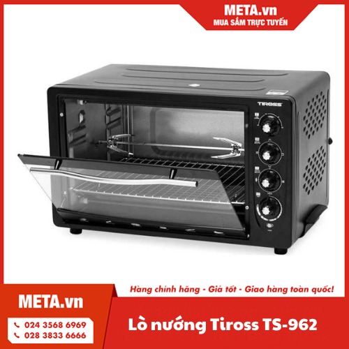Lò nướng đối lưu Tiross 43 lít TS-962