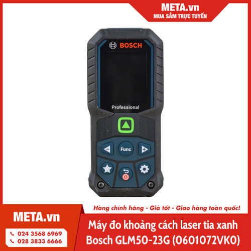 Máy đo khoảng cách laser tia xanh Bosch GLM50-23G (0601072VK0)