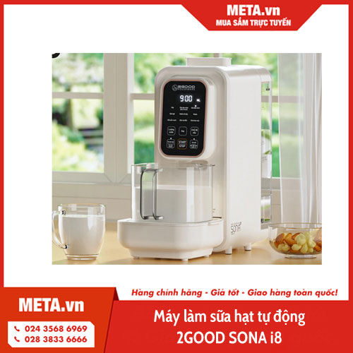 Chiếc máy làm sữa hạt tự động 2GOOD SONA i8