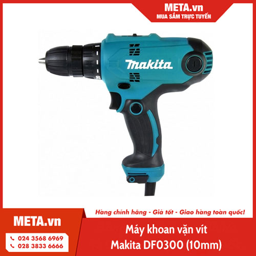 Máy khoan vặn vít Makita DF0300 (10mm)