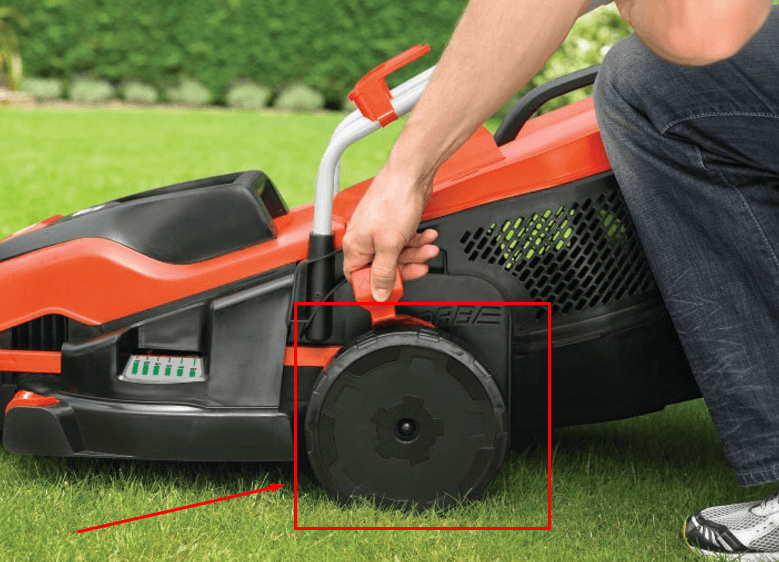 Bánh xe di chuyển của máy cắt cỏ dạng xe đẩy
