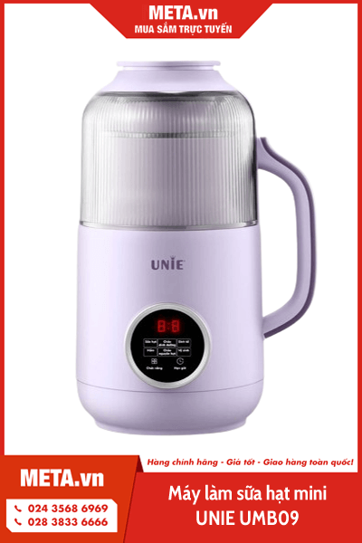 Máy làm sữa hạt mini UNIE UMB09