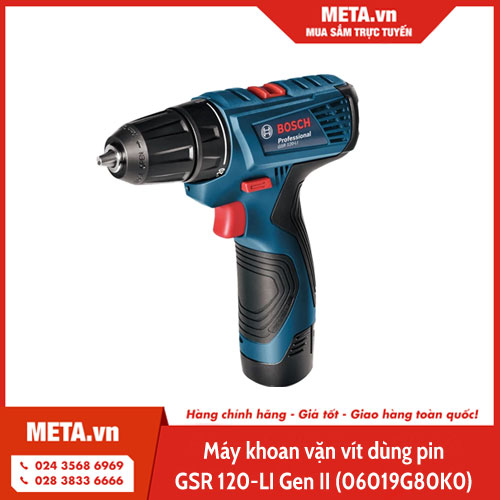 Máy khoan vặn vít dùng pin GSR 120-LI Gen II (06019G80K0)