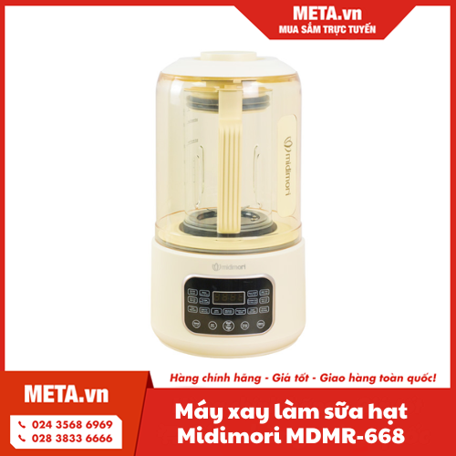 Máy xay nấu làm sữa hạt đa năng Midimori MDMR-668