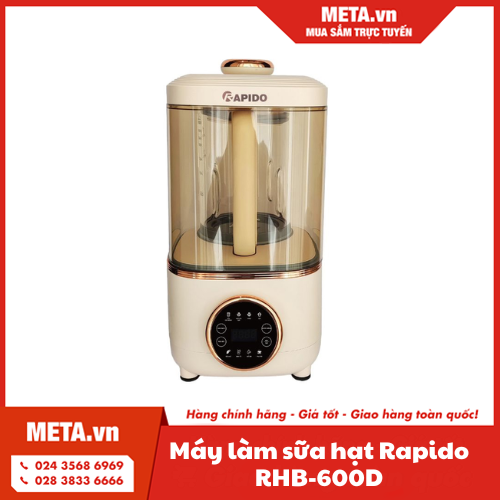 Máy làm sữa hạt Rapido RHB-600D
