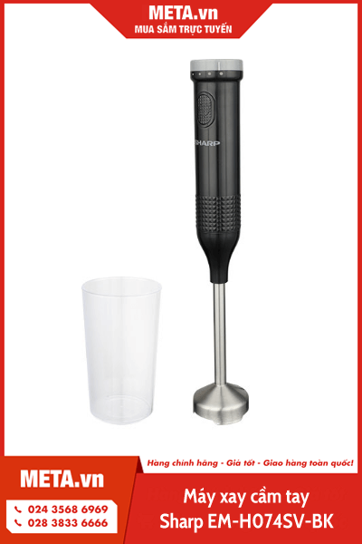 Máy xay cầm tay Sharp EM-H074SV-BK