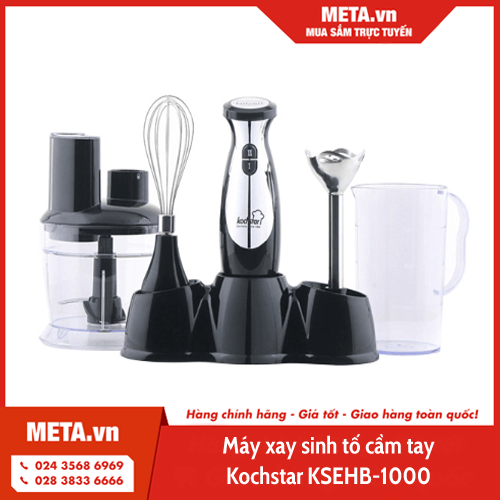Máy xay sinh tố cầm tay 7 trong 1 Kochstar KSEHB-1000