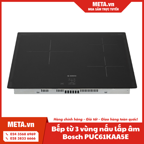 Bếp từ 3 vùng nấu lắp âm Bosch PUC61KAA5E