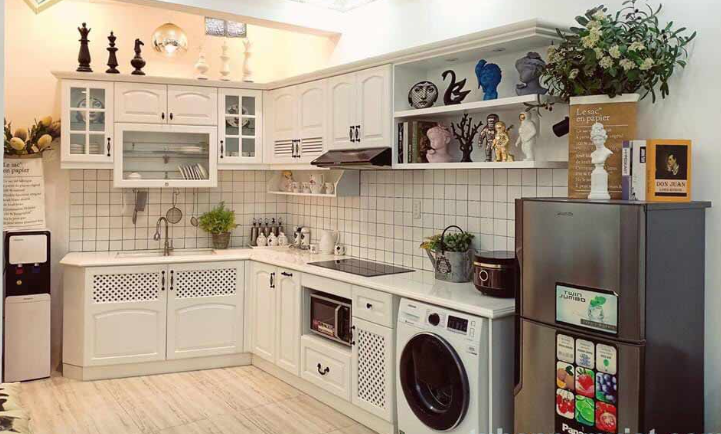 Tuy nhiên, khi đặt máy giặt trong bếp, bạn cần có biện pháp để hạn chế lây chéo mùi