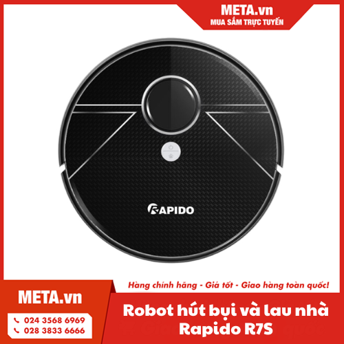 Robot hút bụi và lau nhà Rapido R7S