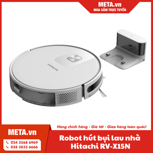 Robot hút bụi lau nhà Hitachi RV-X15N