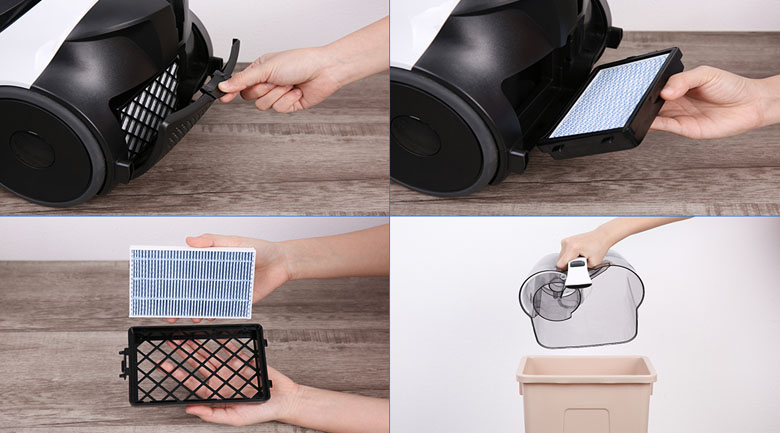 Bộ lọc bụi HEPA lọc sạch bụi bẩn và các tác nhân gây hại