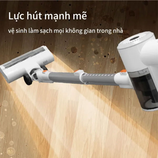 review máy hút bụi cầm tay Xiaomi - Công suất lớn, lực hút mạnh mẽ