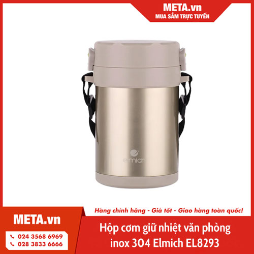Hộp cơm giữ nhiệt văn phòng inox 304 Elmich EL8293